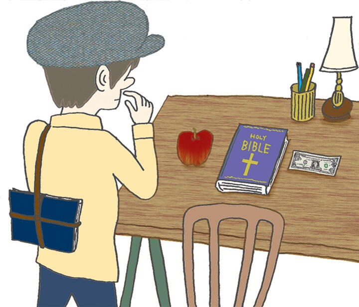 ILLUSTRATION BY AYAKOOCHI FOR NEWSWEEK JAPAN