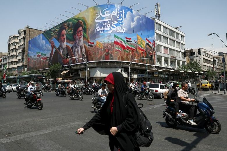 イラン・テヘランで６月撮影の提供写真。Majid Asgaripour/WANA (West Asia News Agency) via REUTERS