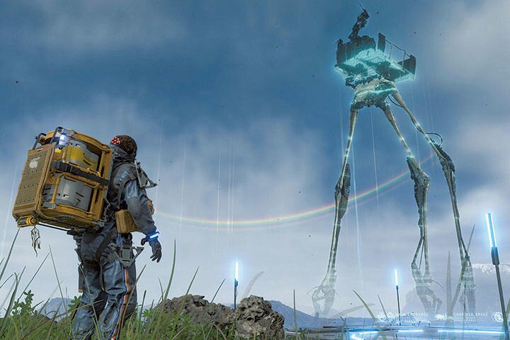 配達人のサムは訪れた町を通信網につなぎつつアメリ救出を目指す　SONY INTERACTIVE ENTERTAINMENT/KOJIMA PRODUCTIONS–SLATE