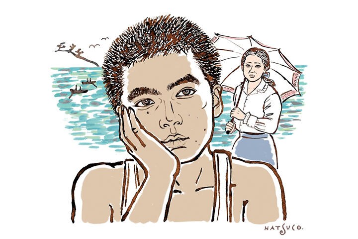 ILLUSTRATION BY NATSUCO MOON FOR NEWSWEEK JAPAN