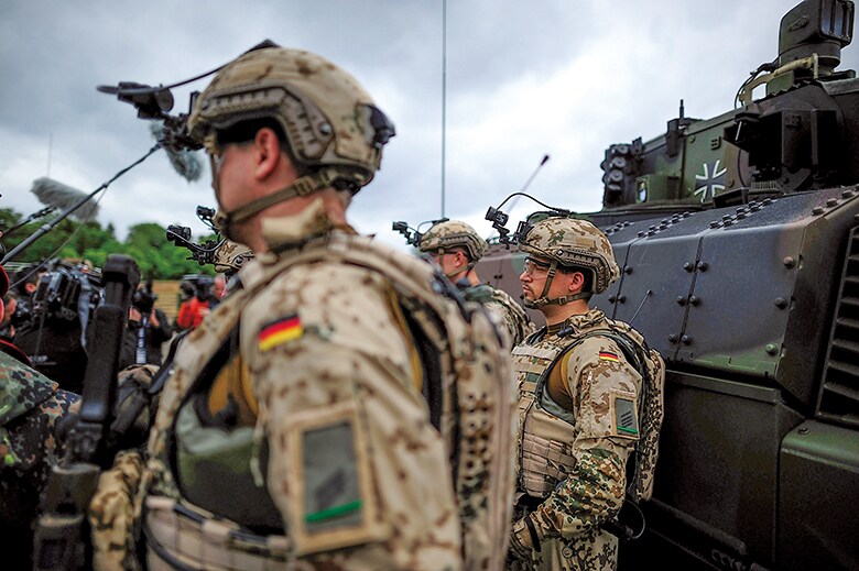 域外での任務が増えてきたドイツ兵たち　Alexander Koerner/Getty Images