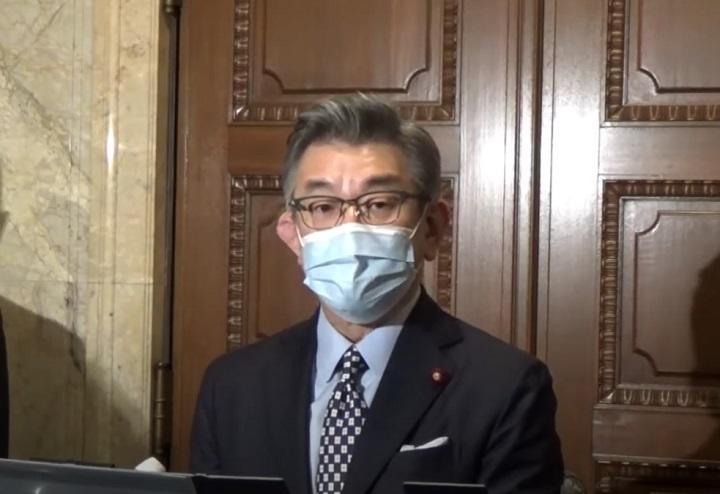 情報通信行政検証委員会の人選について会見する武田総務相（3月16日）総務省動画チャンネルYouTubeより