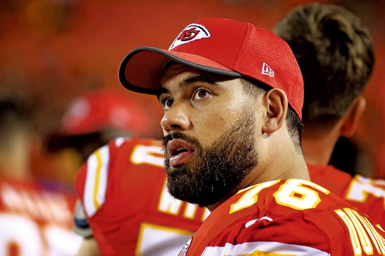 カンザスシティー・チーフス時代のデュバネイターディフ（2017年）　SCOTT WINTERSｰICON SPORTSWIRE/GETTY IMAGES