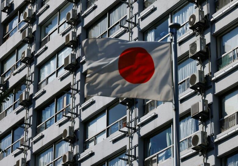 日本国旗。都内で2022年6月撮影。  REUTERS/Issei Kato
