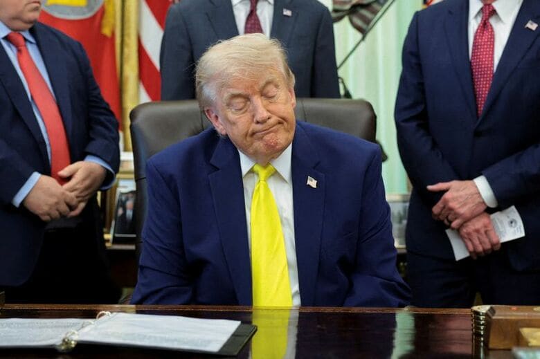 トランプ米大統領、4日撮影 REUTERS/Jonathan Ernst/File Photo
