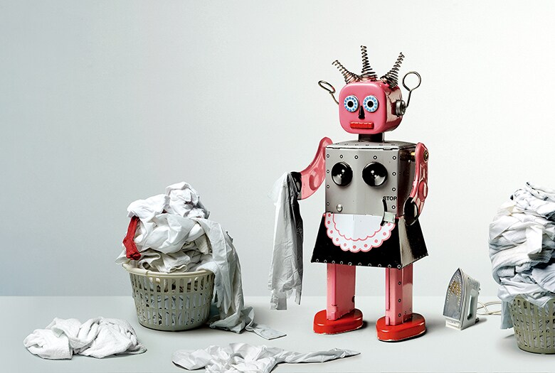１台の家政婦ロボットにすべてお任せではなく、ネットやソーシャルメディアを活用した仕組みがバーチャルなロボットママを生み出す　HYPE PHOTOGRAPHY-GETTY IMAGES