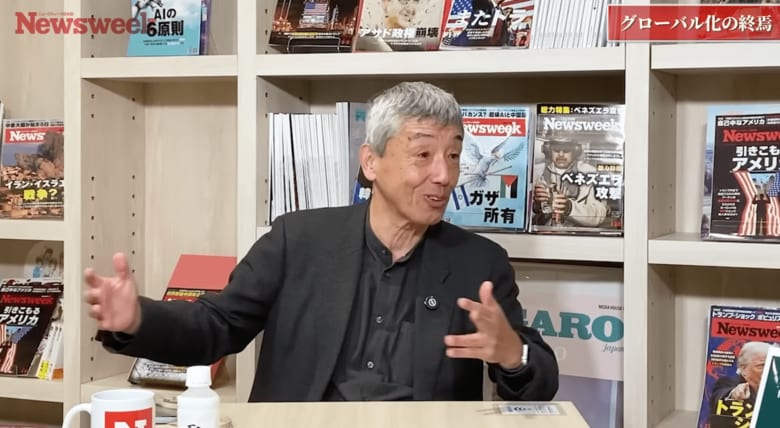 田所昌幸氏（1月22日、東京都品川区）　ニューズウィーク日本版-YouTube