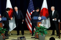 日米２プラス２、同盟強化と自衛隊の役割拡大を確認