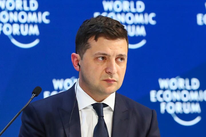 「反ロシア派」筆頭はウクライナのゼレンスキー大統領　Denis Balibouse-REUTERS