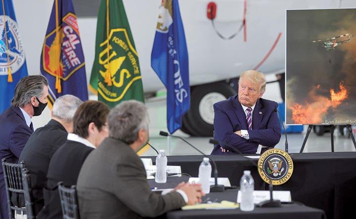 カリフォルニアの山火事対応でも科学的見解を無視　JONATHAN ERNST-REUTERS