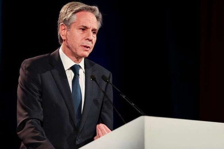 ブリンケン米国務長官は２日、米国がウクライナに７億２５００万ドル相当の武器供与を行うことを発表した。１１月撮影（２０２４年　ロイター/Claudia Greco）