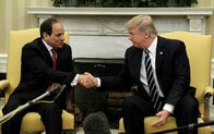 トランプ、オバマが嫌ったエジプト大統領に「素晴らしい仕事」