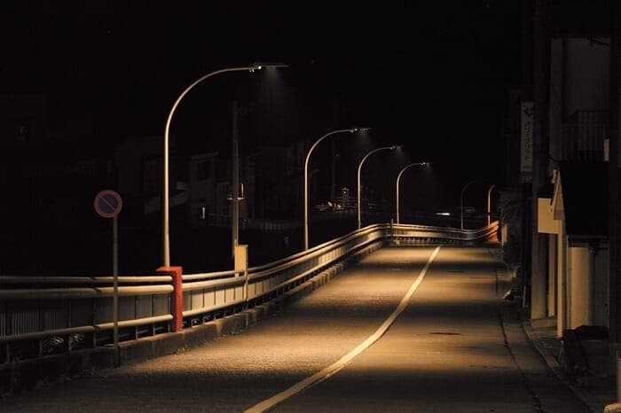 神津島村の光害対策街灯