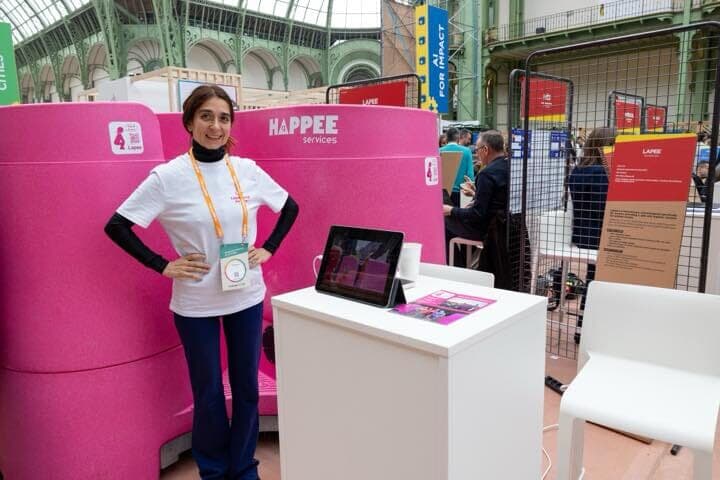 ラピー社の展示ブース