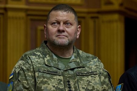 ロシア内務省はウクライナ軍のワレリー・ザルジニー総司令官を「指名手配リスト」に追加した。ロシア通信（ＲＩＡ）が３０日報じた。提供画像（２０２３年　ロイター）