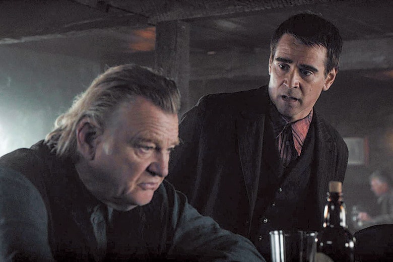 突然、親友のコルム（左）に絶交を宣言されたパードリック（右）は、執拗にコルムに付きまとう　SEARCHLIGHT PICTURESｰSLATE