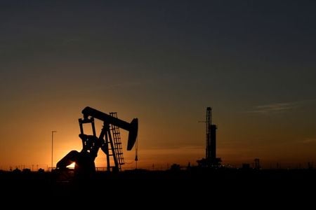 １０月３０日、ロイター調査によると、石油輸出国機構（ＯＰＥＣ）の１０月原油生産量は４カ月連続で増加した。リビアの生産再開とイラクの輸出増加が背景。写真は２０１８年８月、米テキサス州の油田で（２０２０年　ロイター／Nick Oxford）