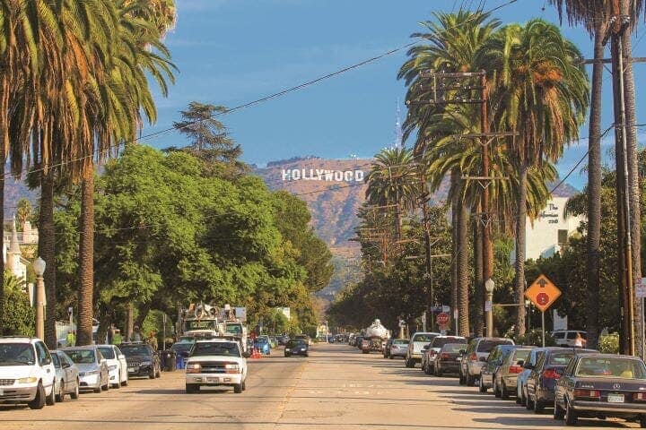 ハリウッドの街並み