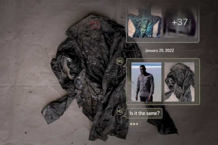 「オープン・フォーマット（アフリカ）」部門　『漂流』 　Felipe Dana and Renata Brito　2021年5月、アフリカ北西部モーリタニアの漁船がカリブ海のトバゴ島に漂着。船内で遺体が複数発見された。彼らは何者で、なぜ大西洋の反対側にいたのか。欧州を目指したはずの彼らの故郷やルートを調査し、危険を冒す移民の知られざる物語を記録したウェブ作品