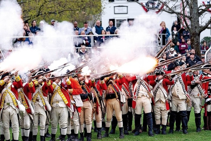 「レキシントン・コンコードの戦い」の250周年記念式典