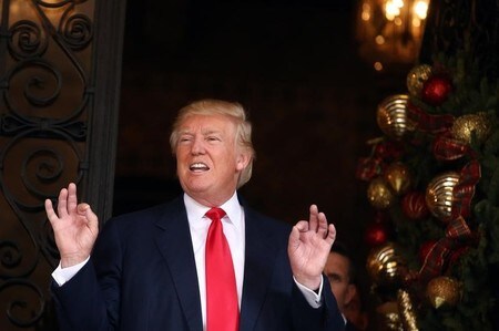 　１２月２６日、トランプ次期米大統領はツイッターで、国連の現状は「嘆かわしい」と非難した。フロリダ州で２１日撮影（２０１６年　ロイター/Carlos Barria）