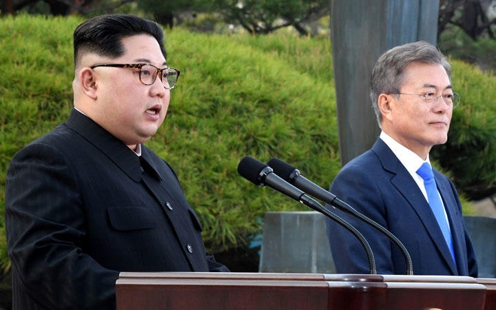 南北協力を先行させたい文在寅に対して北朝鮮は素っ気ない　Korea Summit Press/REUTERS