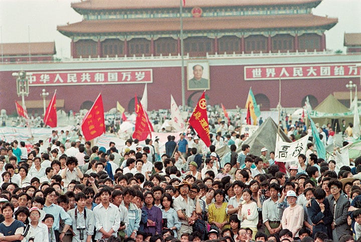89年の天安門事件の熱気は去ったが　David Turnley-Corbis-VCG/GETTY IMAGES