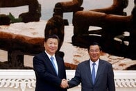 中国の習国家主席がカンボジア訪問、商談外交展開し緊密さアピール