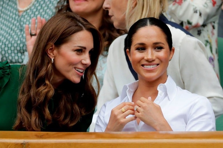 キャサリン妃とメーガン妃（2019年7月）　Ben Curtis/Pool via REUTERS-REUTERS