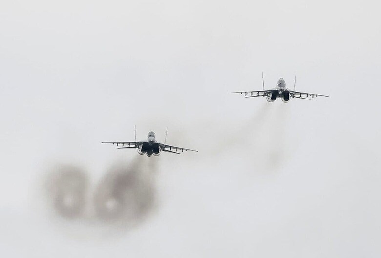 ウクライナのミグ29戦闘機　Gleb Garanich-Reuters