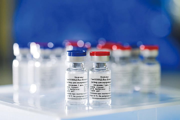 ロシアが開発したワクチンに世界の注目が集まるが　RUSSIAN DIRECT INVESTMENT FUND-HANDOUT-REUTERS