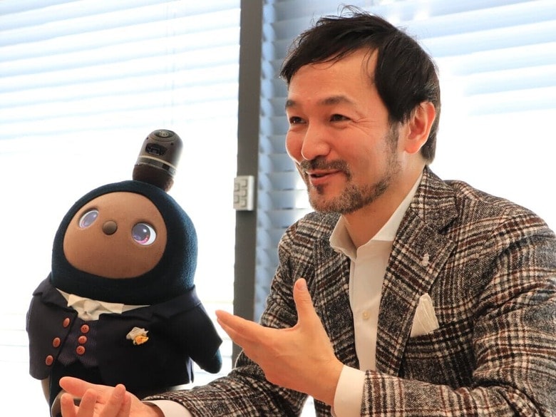 GROOVE X創業者・CEO 林要さん（flier提供）