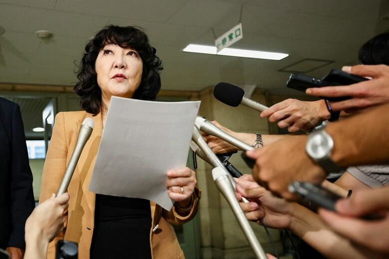 写真は片山さつき財務相。3日、都内で撮影。 REUTERS/Issei Kato