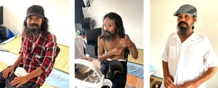 荒川河川敷のホームレス