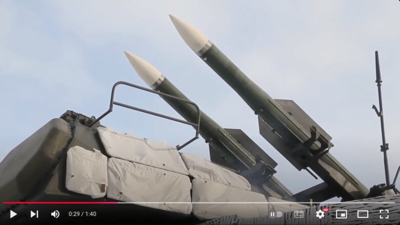 ロシアのブーク2対空ミサイルシステム　 Armies Power/YouTube
