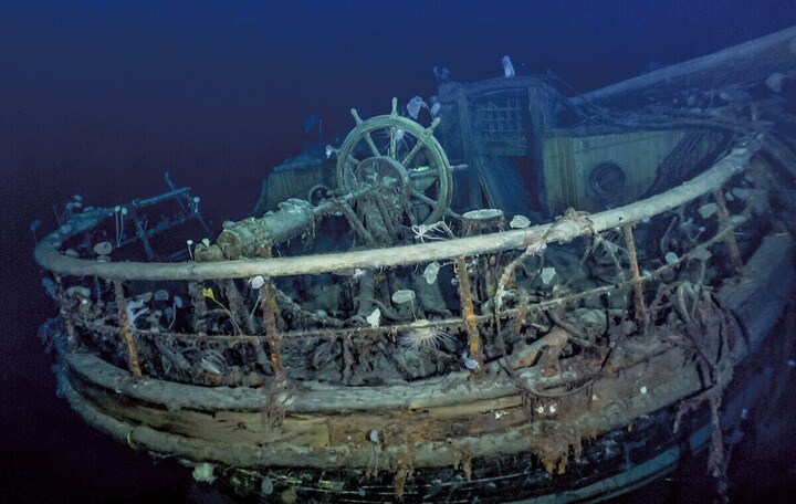 南極の海底に眠り続けていたエンデュアランス号