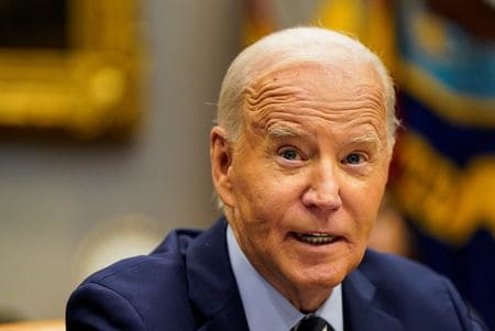 米ホワイトハウスのジャンピエール報道官は８日、バイデン大統領が予定していたドイツおよびアンゴラ訪問を延期すると明らかにした。同日撮影（２０２４年　ロイター/Elizabeth Frantz）