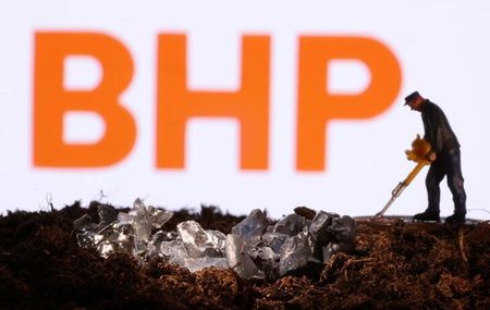 　豪資源大手・ＢＨＰグループが１６日発表した通期決算は、利益が前年比２６％増加した。写真はイメージ。２０２１年１１月撮影（２０２２年　ロイター／Dado Ruvic）