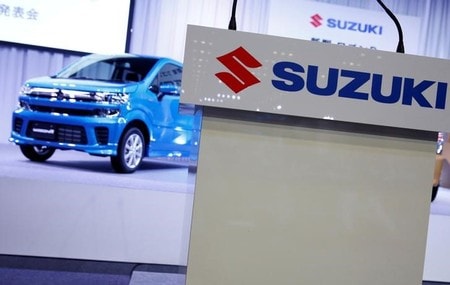 　２月５日、スズキが発表した２０１７年４―１２月期連結決算では、営業利益が前年同期比５５．３％増の２５９８億円となり、同期として過去最高となった。写真は都内で昨年２月撮影（２０１８年　ロイター／Kim Kyung Hoon）