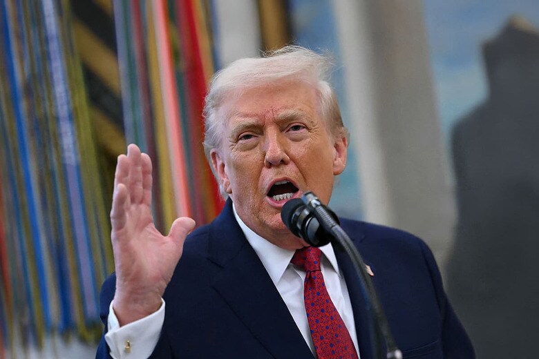 ドナルド・トランプ米大統領（2025年12月15日、ワシントンDC）　Lucas Parker-Shutterstock