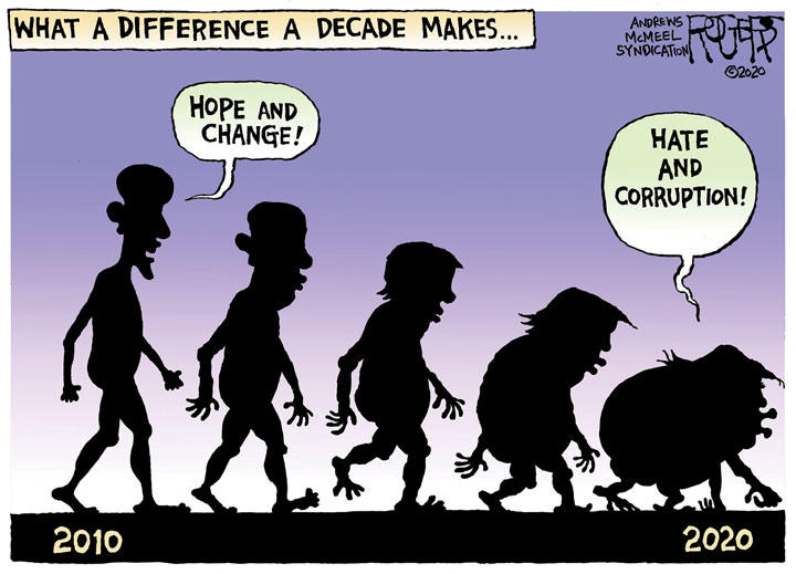 From Hope to Hate / ©2020 ROGERS─ANDREWS McMEEL SYNDICATION