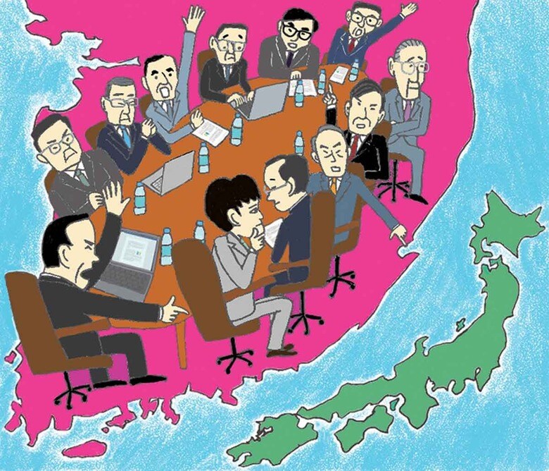 ILLUSTRATION BY AYAKO OCHI FOR NEWSWEEK JAPAN