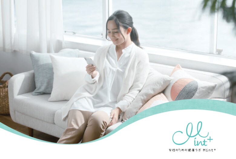 あすか製薬のWebサイト「女性のための健康ラボMint⁺」キービジュアル