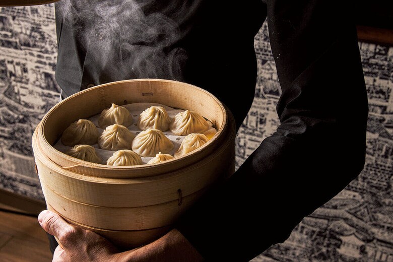 鶏肉を使ったニューヨーク店の小籠包　THE NEW YORK TIMESｰREDUX/AFLO