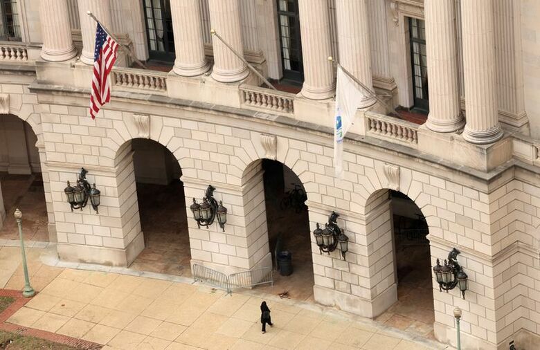 米環境保護局（ＥＰＡ）の事務所。2025年2月、米ワシントンで撮影。REUTERS/Kevin Lamarque