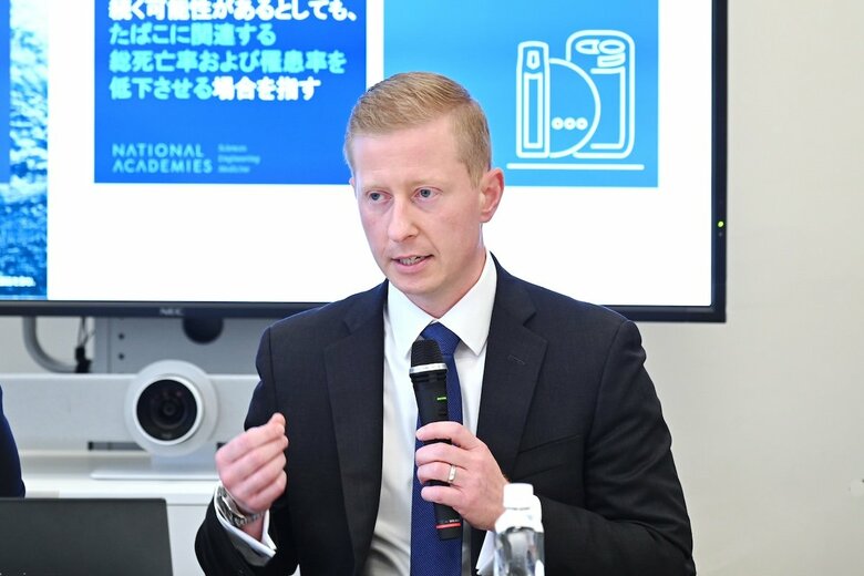 BATグローバルライフサイエンス部門責任者のクリス・ジュンカー氏　BATジャパン