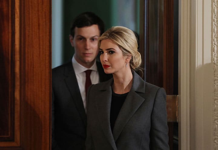 トランプ政権で存在感を高める長女イバンカと夫クシュナー　Carlos Barria-REUTERS