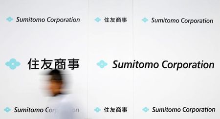 　５月９日、住友商事は、取得総数１２００万株（発行済み株式の１．０％）、総額２００億円を上限とする自社株買いを決議したと発表した。写真は都内で２０１８年４月撮影（２０２３年　ロイター／Toru Hanai ）