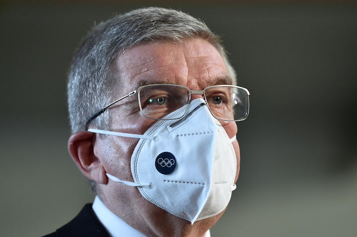コロナで選手が死んでも自己責任、とするIOCのバッハ会長　 Kazuhiro Nogi/REUTERS