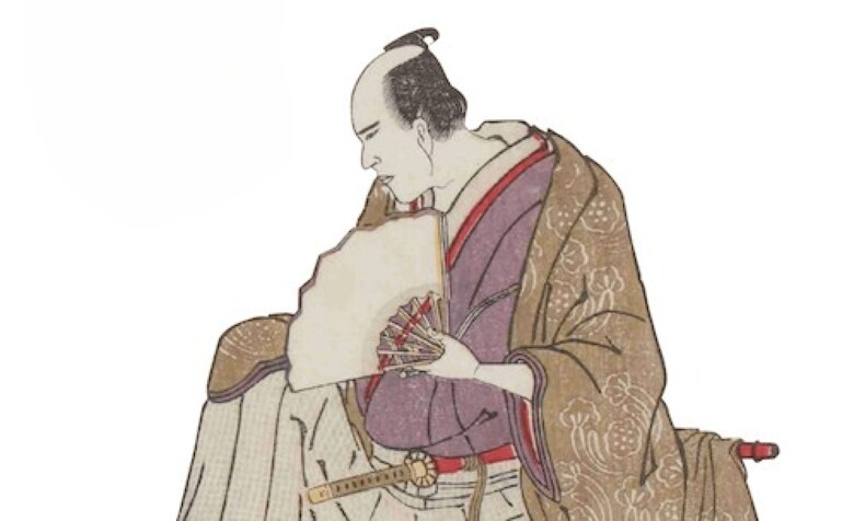 『吾妻曲狂歌文庫』 より「手柄岡持 （朋誠堂喜三二）」 宿屋飯盛撰・ 北尾政演（山東京伝）画 1786（天明6）年　 東京都立中央図書館蔵